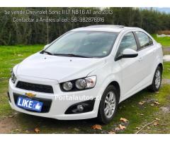 VENDO Chevrolet Sonic II LT NB 1.6 AT full equipo único dueño